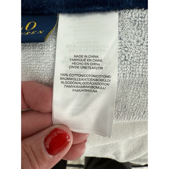 Ralph Lauren Polo Teddy Boy Bear With Beach Ball RL -87 Beach Towel 62" x 35" - Picture 10 of 14